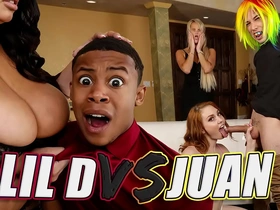 A BangBros compilation featuring Juan El Caballo Loco and Lil D in a hilarious showdown